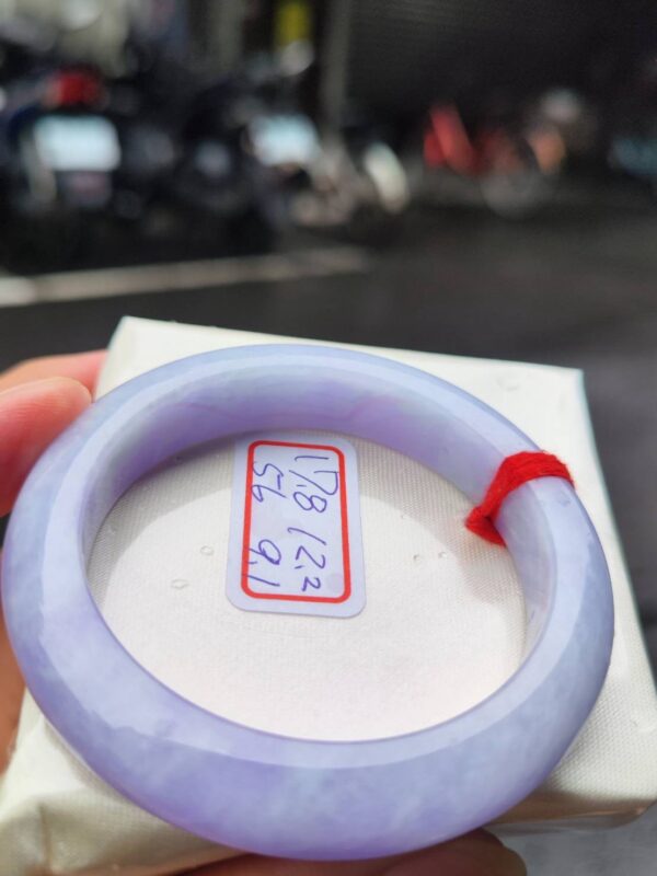 天然緬甸玉A貨・紫羅蘭超級厚庄手鐲