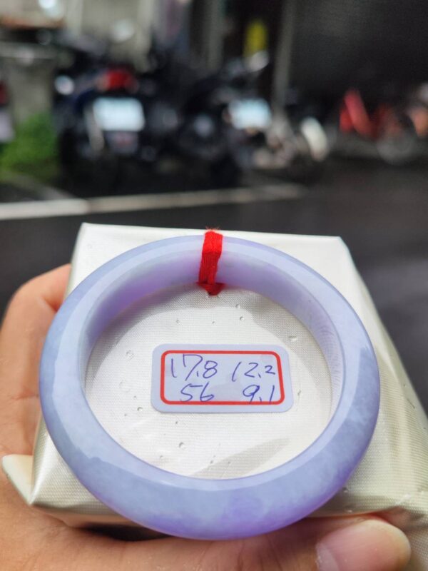 天然緬甸玉A貨・紫羅蘭超級厚庄手鐲