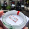 天然緬甸玉A貨 ｜放光玻璃種飄綠花手鐲