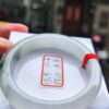 天然緬甸玉A貨正圈款｜冰玻種飄綠花手鐲｜