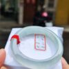 天然緬甸玉A貨｜頂級自帶光・玻璃種飄花正圈手鐲