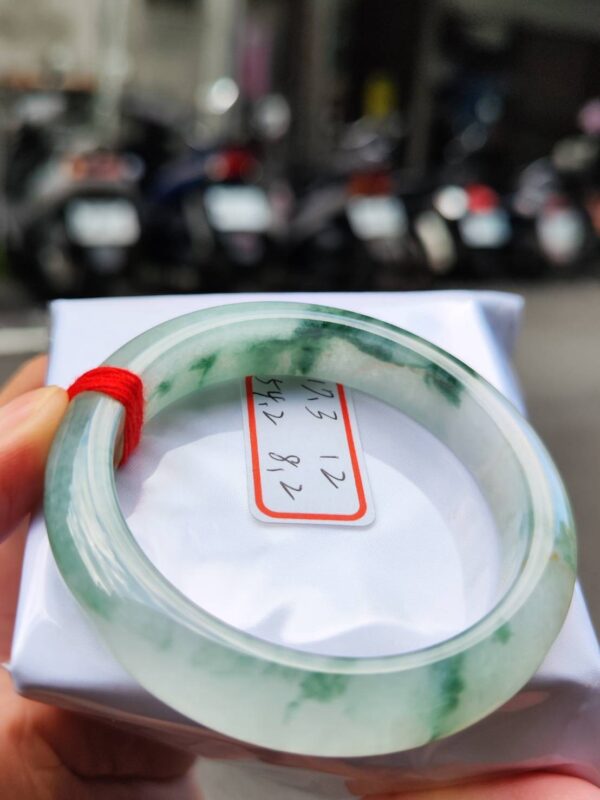天然緬甸A貨冰玻種正圈厚庄手鐲