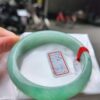 天然緬甸玉A貨 ‧ 老坑滿綠正圈厚庄手鐲