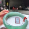 天然緬甸玉A貨 ‧ 老坑滿綠正圈厚庄手鐲