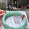 天然緬甸玉A貨 ‧ 老坑滿綠正圈厚庄手鐲
