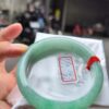 天然緬甸玉A貨 ‧ 老坑滿綠正圈厚庄手鐲