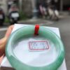 天然緬甸玉A貨 ‧ 老坑滿綠正圈厚庄手鐲