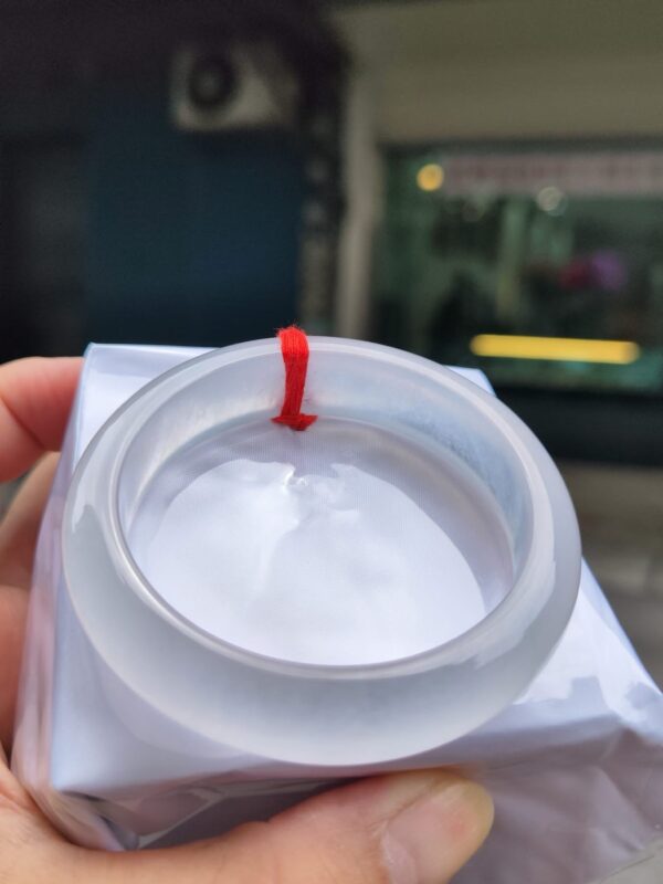 木拿放光玻璃種‧頂級厚庄正圈手鐲