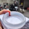 木拿放光玻璃種‧頂級厚庄正圈手鐲