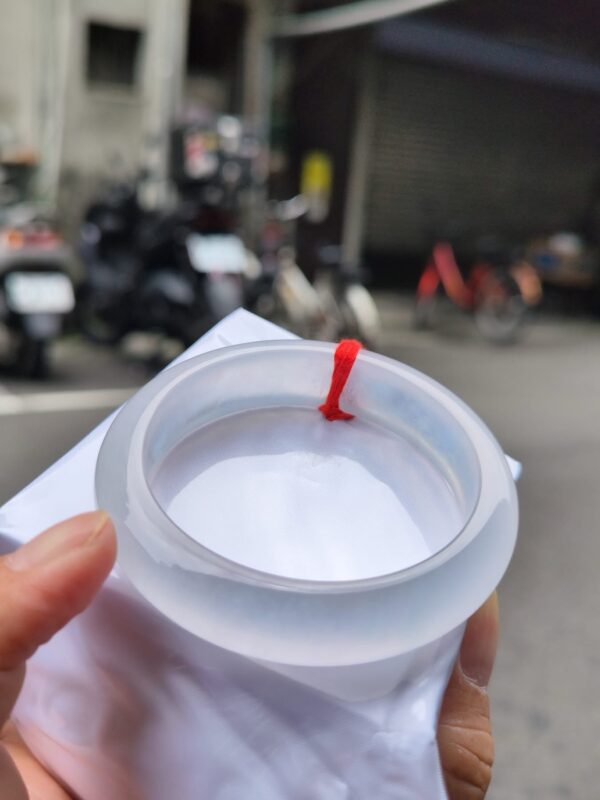 木拿放光玻璃種‧頂級厚庄正圈手鐲