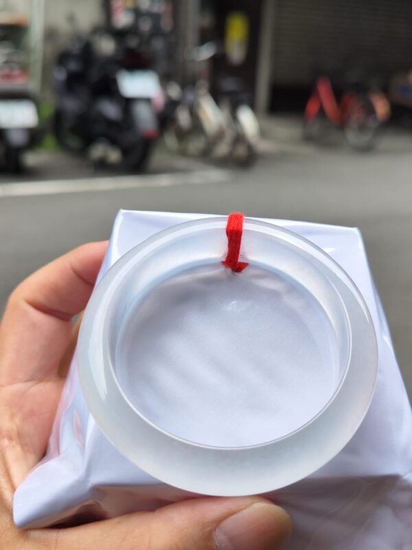 木拿放光玻璃種‧頂級厚庄正圈手鐲