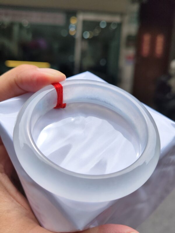 木拿放光玻璃種‧頂級厚庄正圈手鐲