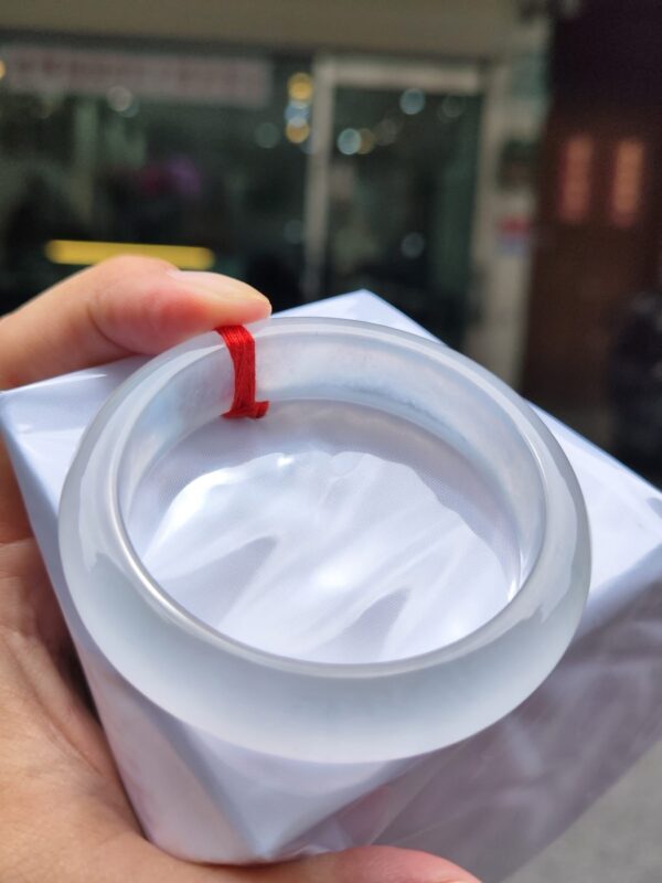 木拿放光玻璃種‧頂級厚庄正圈手鐲