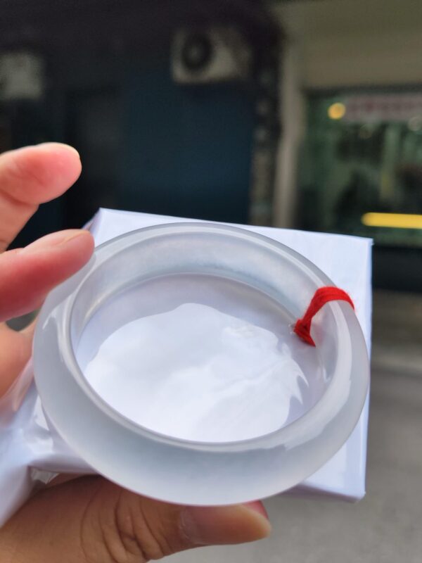 木拿放光玻璃種‧頂級厚庄正圈手鐲