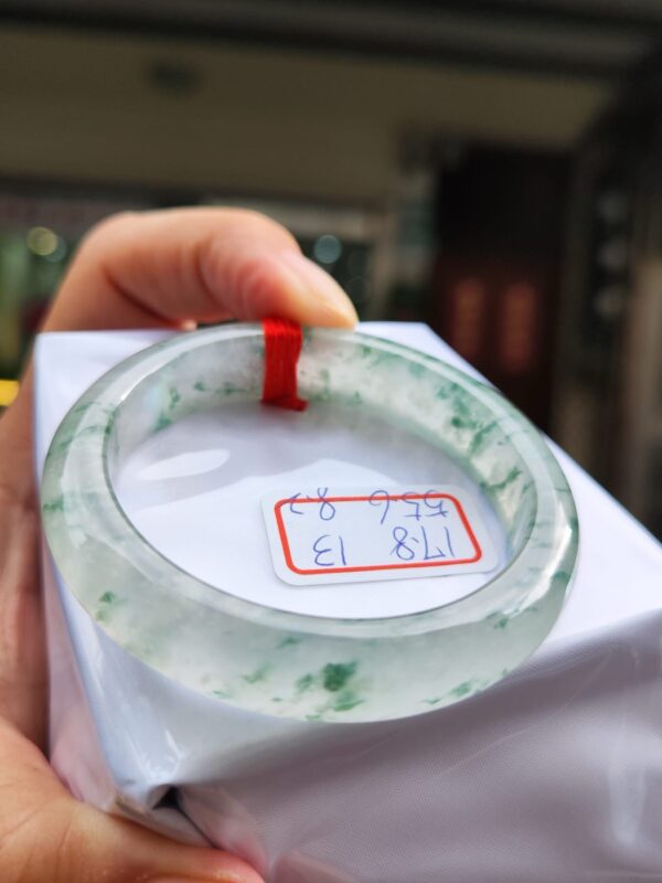 天然緬甸玉A貨｜木拿頂級放光玻璃種正圈手鐲