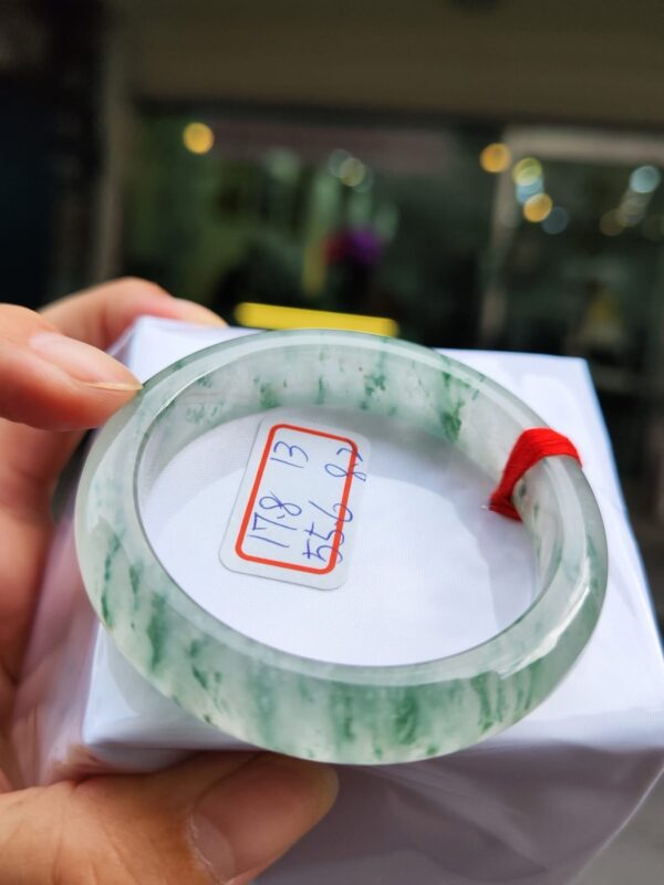 天然緬甸玉A貨｜木拿頂級放光玻璃種正圈手鐲