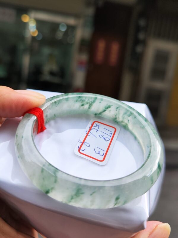 天然緬甸玉A貨｜木拿頂級放光玻璃種正圈手鐲