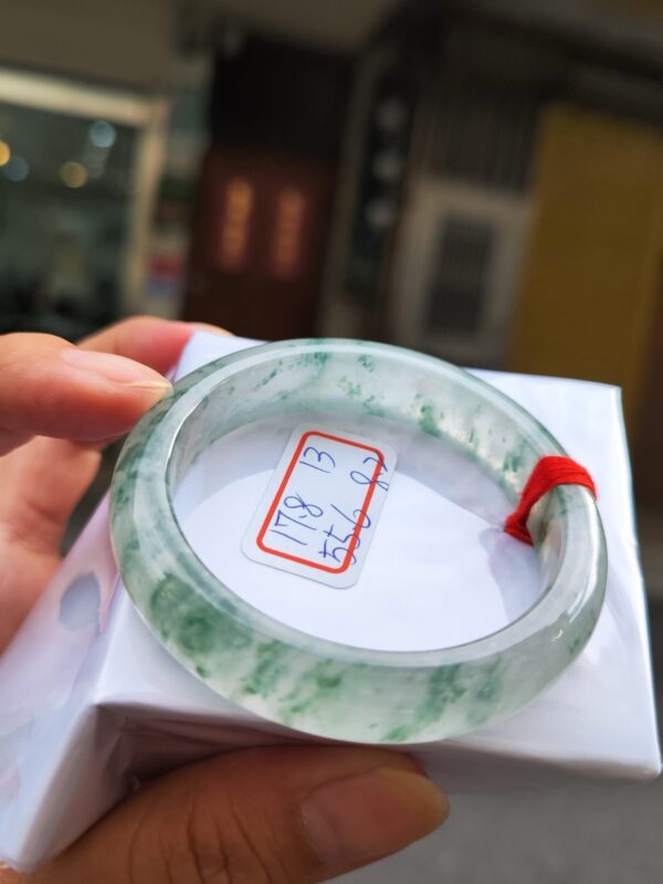 天然緬甸玉A貨｜木拿頂級放光玻璃種正圈手鐲