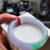 天然緬甸玉A貨《冰種春彩》正圈厚庄手鐲