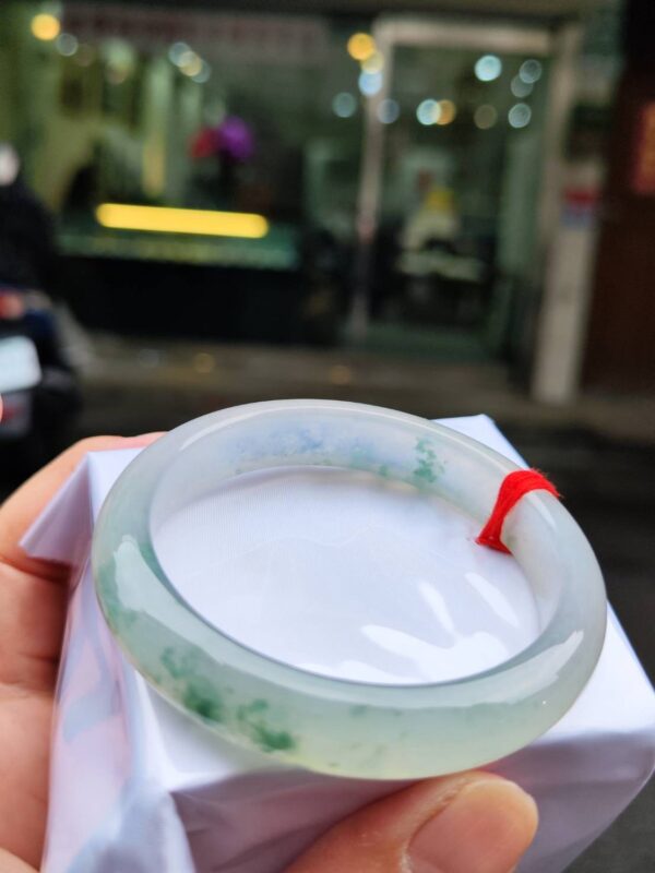 天然緬甸玉A貨｜放光玻璃種正圈手鐲