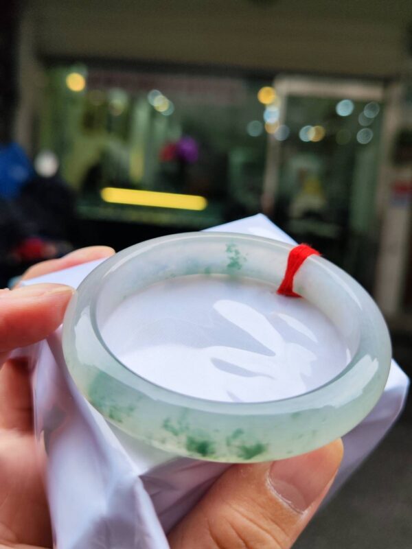 天然緬甸玉A貨｜放光玻璃種正圈手鐲