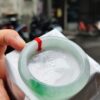 天然緬甸玉 A 貨｜冰種飄陽綠正圈厚庄手鐲