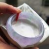 天然緬甸玉 A 貨｜冰種濃豔紫羅蘭春彩正圈寬版手鐲
