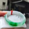 天然緬甸玉 A 貨｜飄陽綠正圈厚庄手鐲