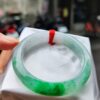 天然緬甸玉 A 貨｜飄陽綠正圈厚庄手鐲