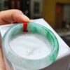 天然緬甸玉 A 貨｜飄陽綠正圈厚庄手鐲