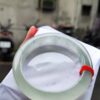 天然緬甸玉 A 貨｜放光玻璃種正圈厚庄手鐲