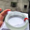 天然緬甸玉 A 貨｜放光玻璃種正圈厚庄手鐲