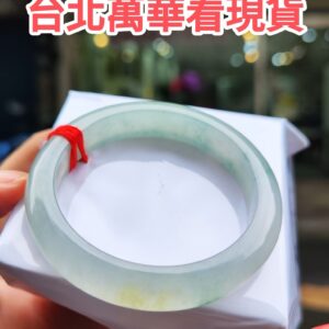 天然緬甸玉A貨 放光玻璃種飄蜜黃正圈厚庄手鐲