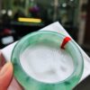天然緬甸玉 A 貨｜冰種飄陽綠正圈厚庄手鐲