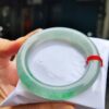 天然緬甸玉 A 貨｜頂級放光玻璃種 圓骨胖胖鐲（正圈厚庄）