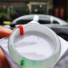 天然緬甸玉A貨【冰種】飄陽綠正圈厚庄手鐲