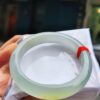 天然緬甸玉A貨｜放光玻璃種 飄蜜黃正圈厚庄手鐲