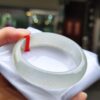 天然緬甸玉A貨 放光玻璃種正圈寬版手鐲