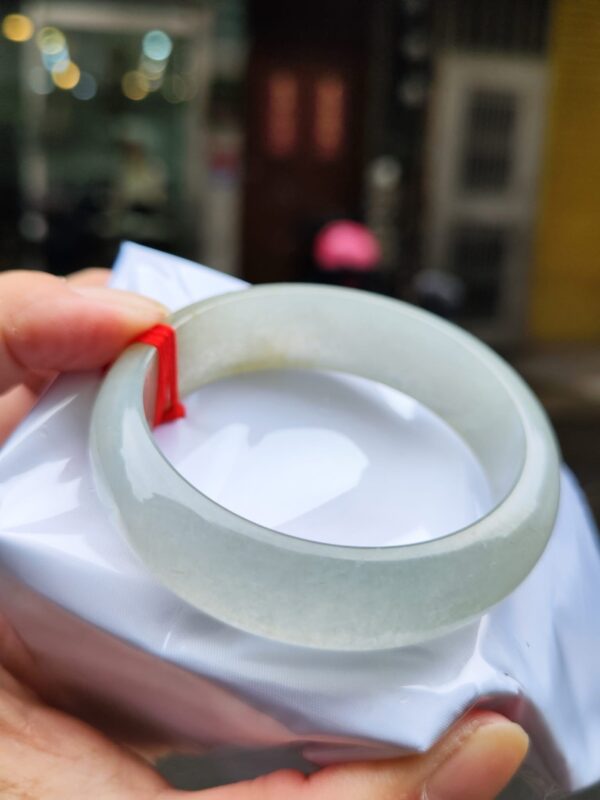 天然緬甸玉A貨 放光玻璃種正圈寬版手鐲