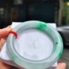 天然緬甸玉A貨｜飄陽綠 正圈圓骨胖胖鐲