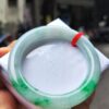 天然緬甸玉A貨｜飄陽綠 正圈圓骨胖胖鐲