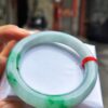 天然緬甸玉A貨｜飄陽綠 正圈圓骨胖胖鐲