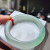 天然緬甸玉A貨｜冰種 飄陽綠 正圈厚庄手鐲