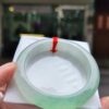 天然緬甸玉A貨｜冰種 飄陽綠 正圈厚庄手鐲