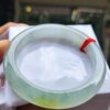 天然緬甸玉A貨｜放光玻璃種飄蜜黃厚庄正圈手鐲