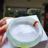 天然緬甸玉A貨｜放光玻璃種飄蜜黃厚庄正圈手鐲