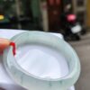 天然緬甸玉A貨｜放光玻璃種飄花厚庄正圈手鐲
