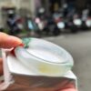 天然緬甸玉A貨｜木拿三彩放光玻璃種厚庄正圈手鐲