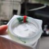 天然緬甸玉A貨｜木拿三彩放光玻璃種厚庄正圈手鐲
