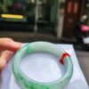 天然緬甸玉A貨｜冰透飄陽綠正圈手鐲